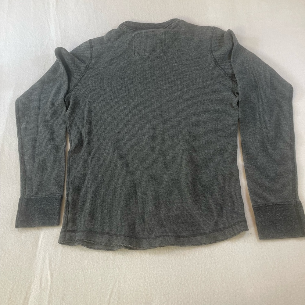 Abercrombie & Fitch Charcoal Long Sleeve Thermal sweatshirt size Large - Picture 5 of 7